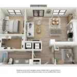 Corsair Rise apartments Dallas Floor plan 6