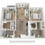 Corsair Rise apartments Dallas Floor plan 7