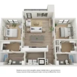 Corsair Rise apartments Dallas Floor plan 9
