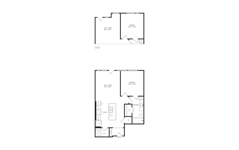 Crescent Residences Rise apartments Dallas Floor plan 11