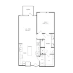 Crescent Residences Rise apartments Dallas Floor plan 2