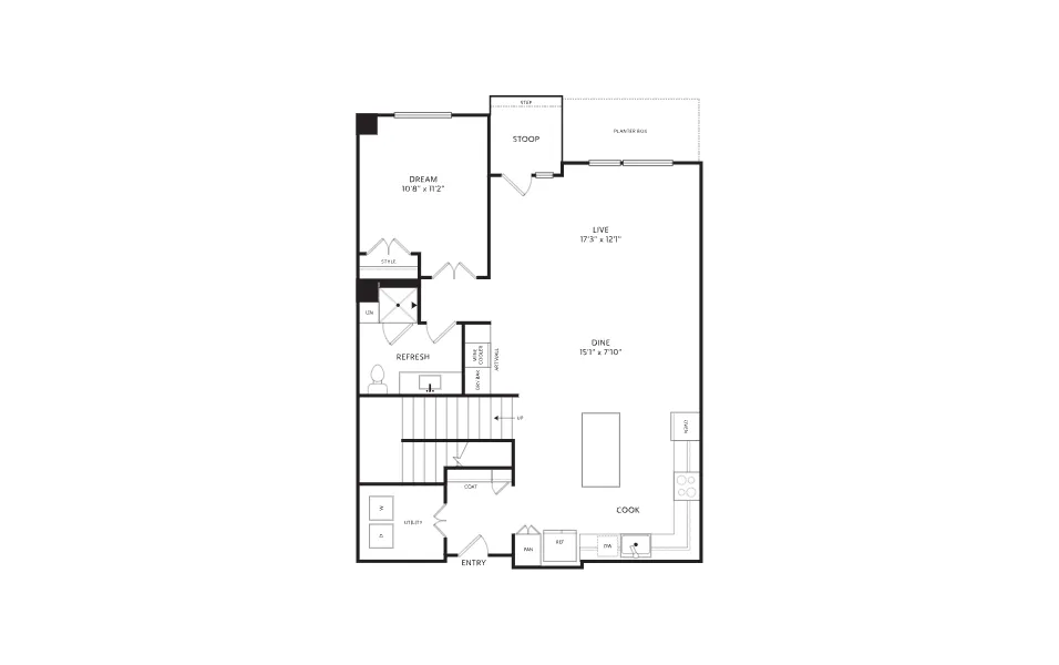 Crescent Residences Rise apartments Dallas Floor plan 24