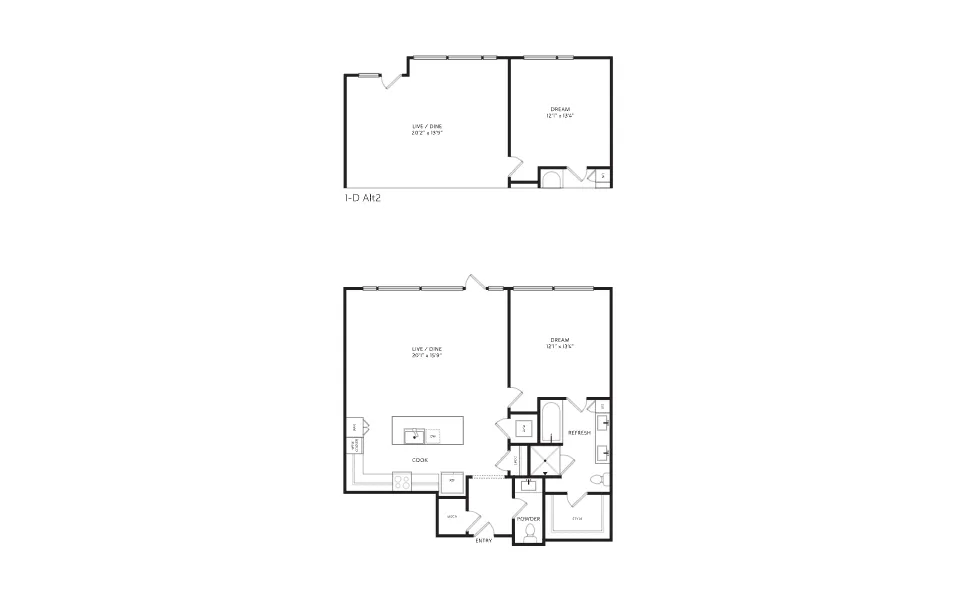 Crescent Residences Rise apartments Dallas Floor plan 8