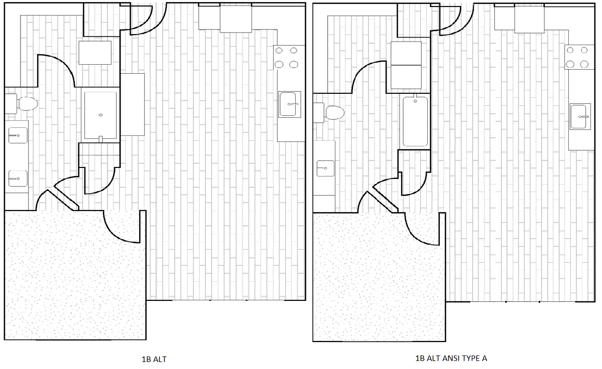 Crystal Springs Rise apartments Dallas Floor plan 14