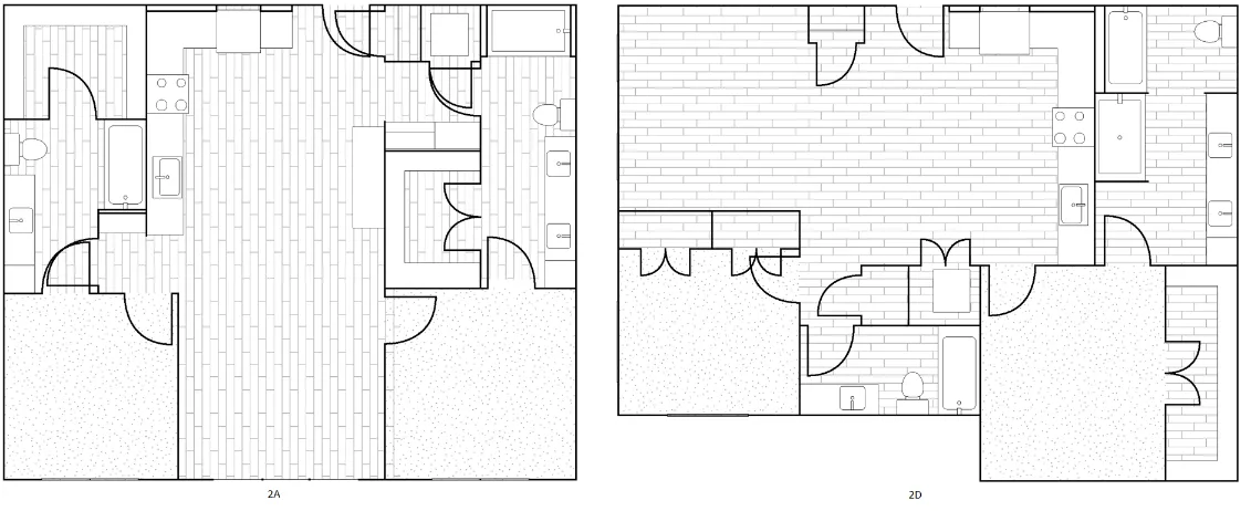 Crystal Springs Rise apartments Dallas Floor plan 24