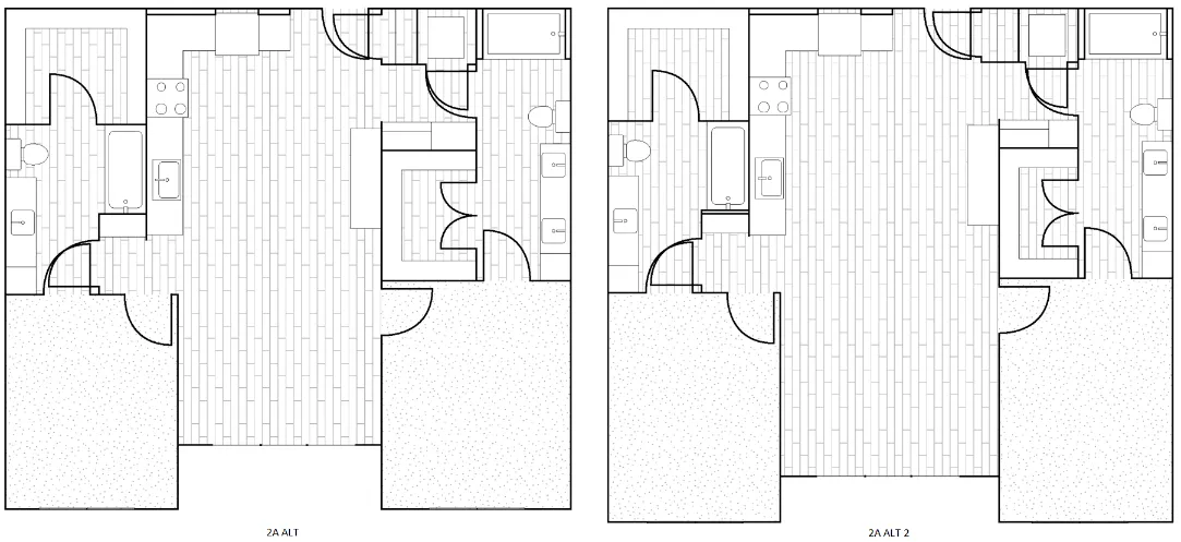 Crystal Springs Rise apartments Dallas Floor plan 25