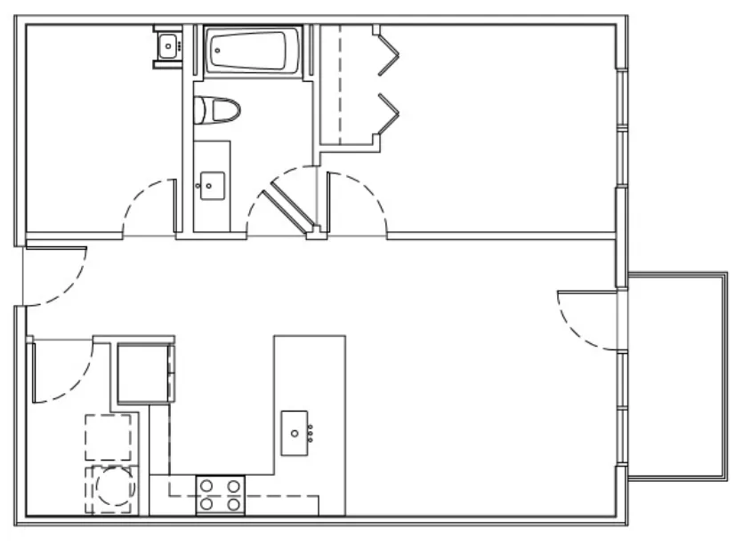 Digit 1919 Rise apartments Dallas Floor plan 4