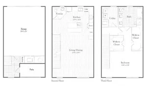 Elan Inwood Rise apartments Dallas Floor plan 1