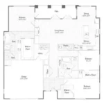Elan Inwood Rise apartments Dallas Floor plan 12
