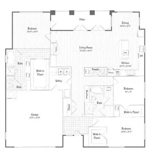 Elan Inwood Rise apartments Dallas Floor plan 12
