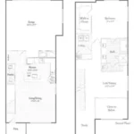 Elan Inwood Rise apartments Dallas Floor plan 14