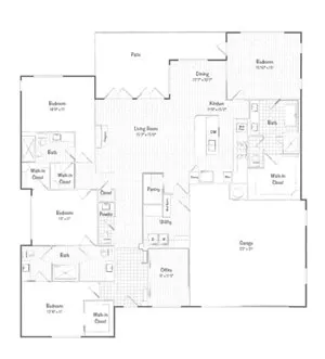 Elan Inwood Rise apartments Dallas Floor plan 15