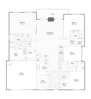 Elan Inwood Rise apartments Dallas Floor plan 19