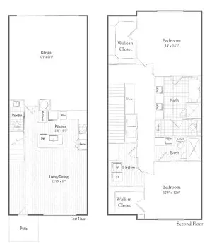Elan Inwood Rise apartments Dallas Floor plan 3