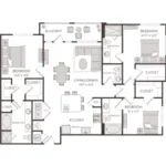 Elora Flower Mound Rise apartments Dallas Floor plan 17