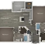 Embree Hill Rise apartments Dallas Floor plan 10
