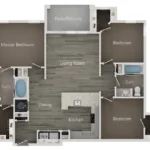 Embree Hill Rise apartments Dallas Floor plan 12