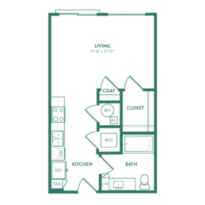 Epoch on Eagle Rise apartments Dallas Floor plan 1