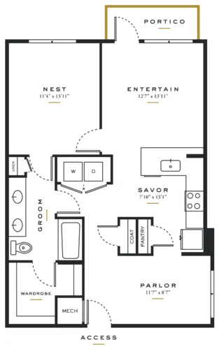 Essence on Maple Rise apartments Dallas Floor plan 10