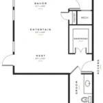 Essence on Maple Rise apartments Dallas Floor plan 2