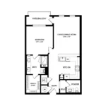 Everleigh Forestwood Rise apartments Dallas Floor plan 10