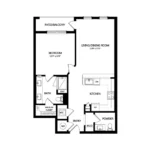 Everleigh Forestwood Rise apartments Dallas Floor plan 12