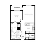 Everleigh Forestwood Rise apartments Dallas Floor plan 13