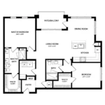 Everleigh Forestwood Rise apartments Dallas Floor plan 18