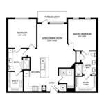 Everleigh Forestwood Rise apartments Dallas Floor plan 24