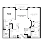 Everleigh Forestwood Rise apartments Dallas Floor plan 25