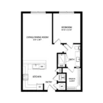 Everleigh Forestwood Rise apartments Dallas Floor plan 6