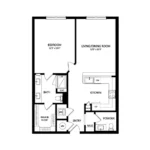 Everleigh Forestwood Rise apartments Dallas Floor plan 9