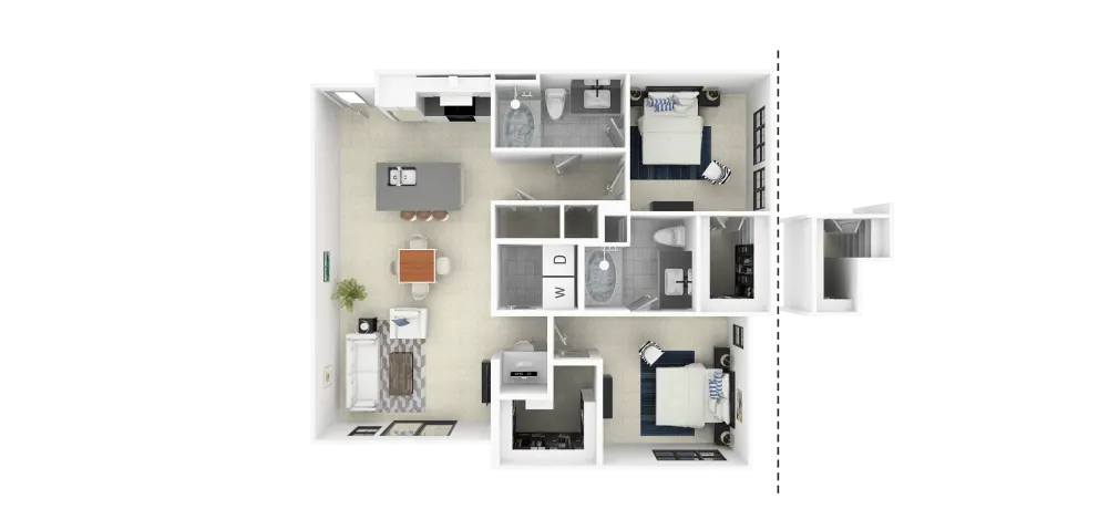 Everra Midtown Park Rise apartments Dallas Floor plan 10