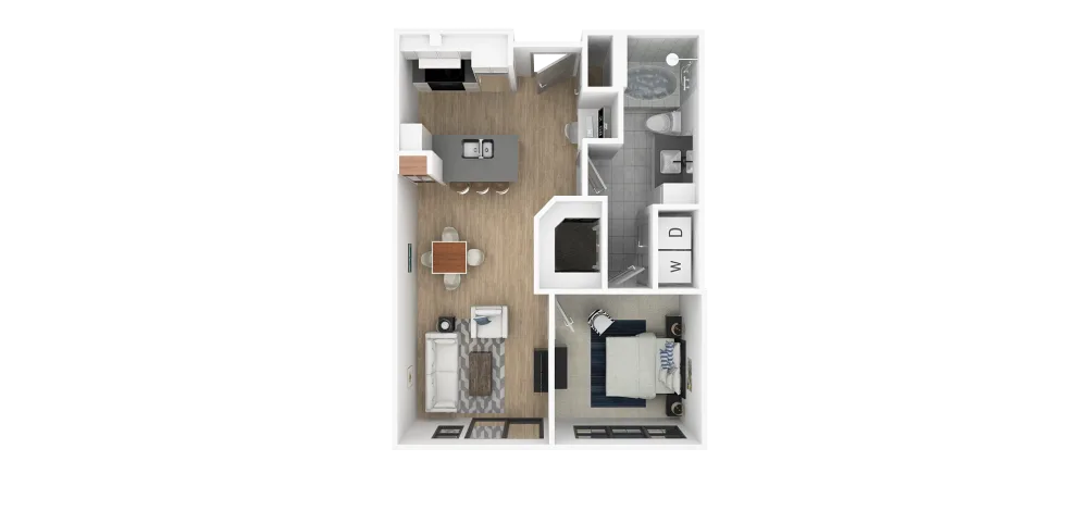 Everra Midtown Park Rise apartments Dallas Floor plan 3