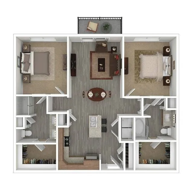 Evoke Rise apartments Dallas Floor plan 11