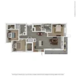 Evoke Rise apartments Dallas Floor plan 13