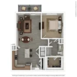 Evoke Rise apartments Dallas Floor plan 8