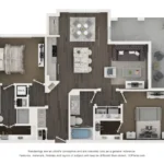 FarmHouse121 Rise apartments Dallas Floor plan 11
