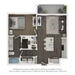 FarmHouse121 Rise apartments Dallas Floor plan 3