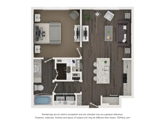 FarmHouse121 Rise apartments Dallas Floor plan 5