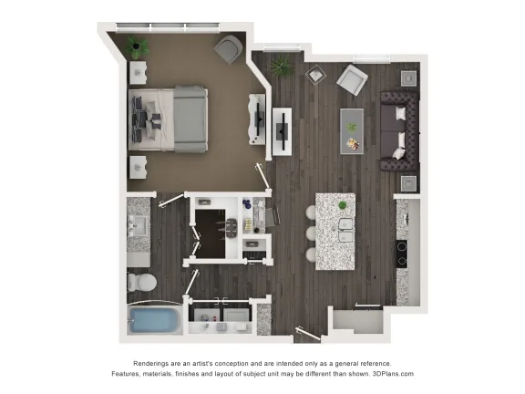 FarmHouse121 Rise apartments Dallas Floor plan 6