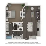 FarmHouse121 Rise apartments Dallas Floor plan 7