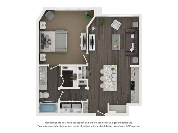 FarmHouse121 Rise apartments Dallas Floor plan 7