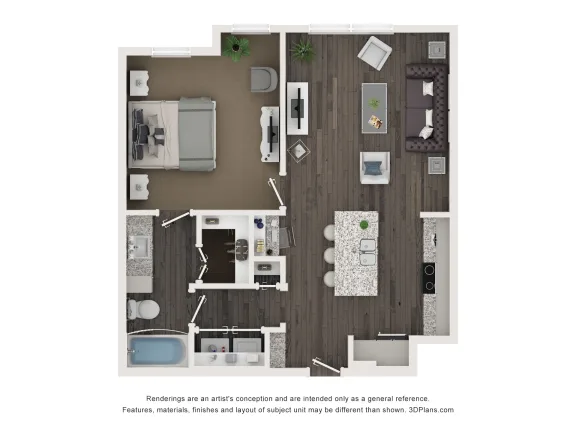 FarmHouse121 Rise apartments Dallas Floor plan 8