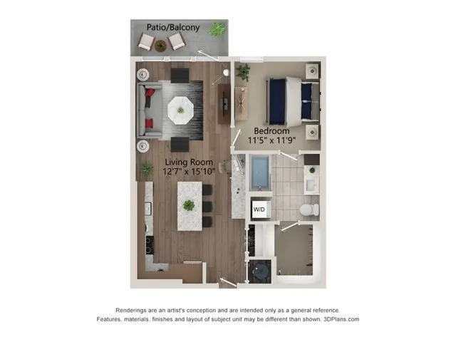 Ferro Rise apartments Dallas Floor plan 10