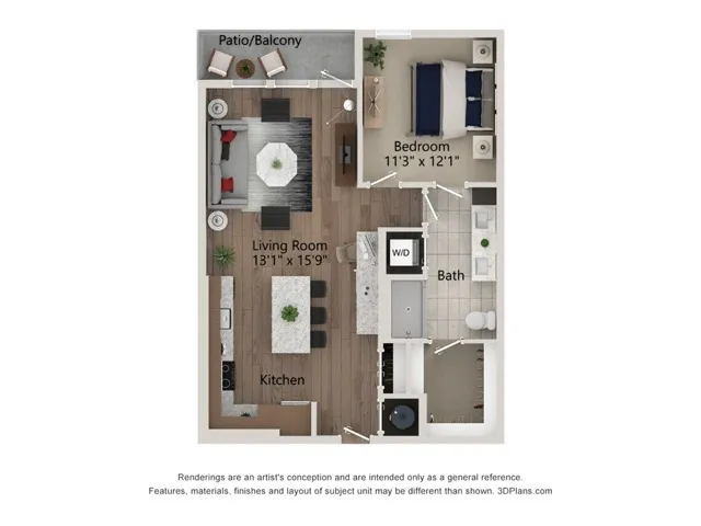 Ferro Rise apartments Dallas Floor plan 11
