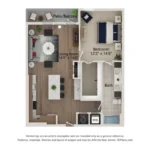 Ferro Rise apartments Dallas Floor plan 12