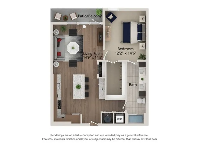 Ferro Rise apartments Dallas Floor plan 12