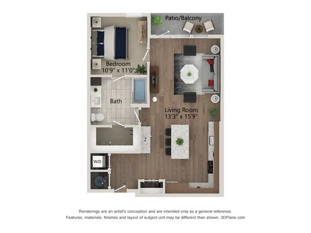Ferro Rise apartments Dallas Floor plan 13