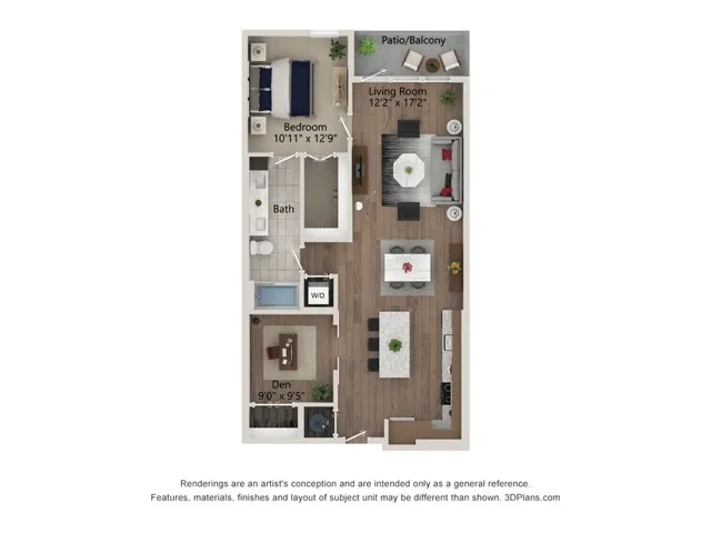 Ferro Rise apartments Dallas Floor plan 16